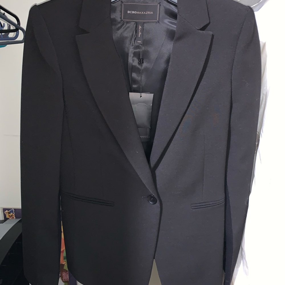 BCBG MaxAzria Black Hugh Blazer
